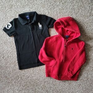 Polo Ralph Lauren Shirt and Hoodie